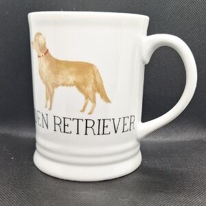 Golden Retriever White Ceramic Mug